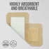 Silicone Foam Dressing 4”x8”
